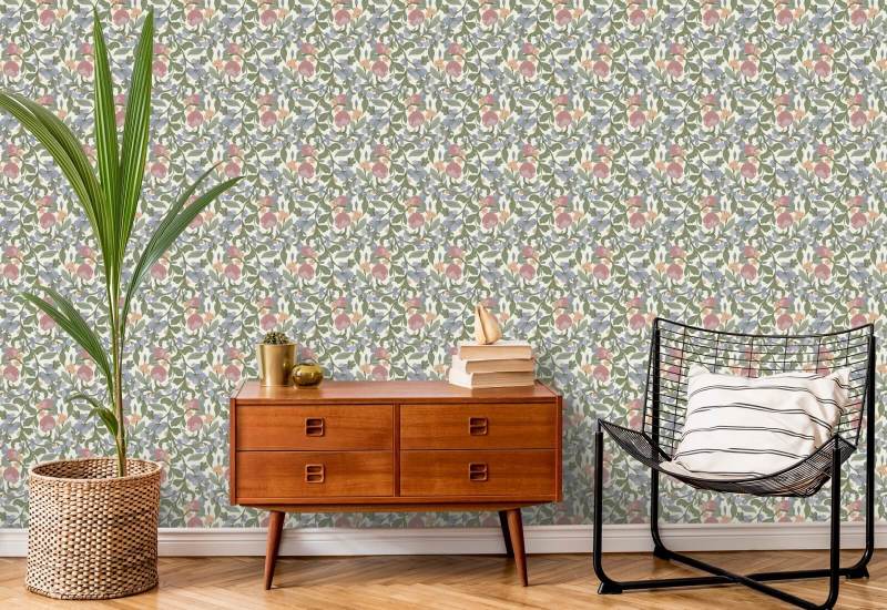 Bosque em brotamento Papel de parede floral Spring Blossom