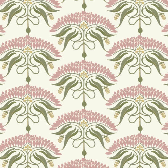 Fleur de Rêve Linen Floral Wallpaper