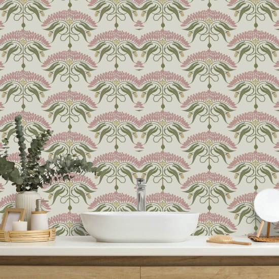 Fleur de Rê ve Linnen bloemenbehang
