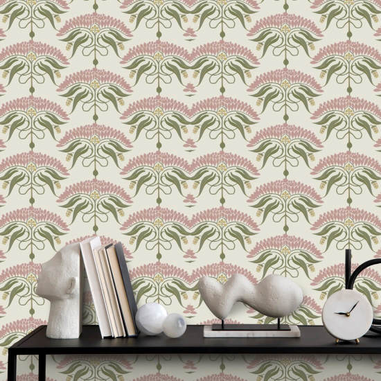 Fleur de Rêve Linen Floral Wallpaper
