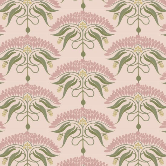 Rê ve Fleur Petal Pink Floral Baggrund