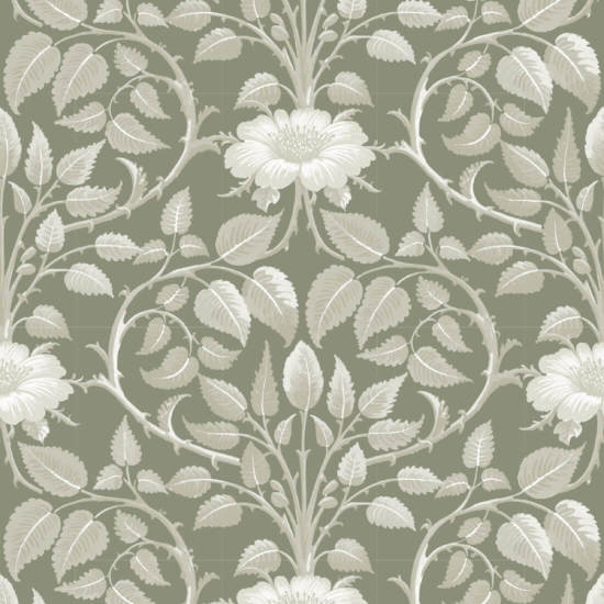 Vid de jardín Fondo de pantalla Silver Moss Botanical