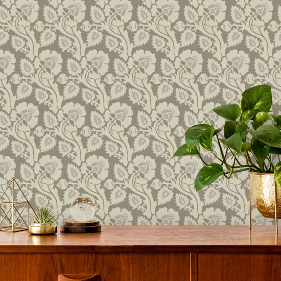Paisley Briar Papier peint botanique en écorce de bouleau