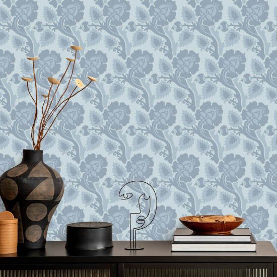 Paisley Briar Botanische Tapete Dawn Fog