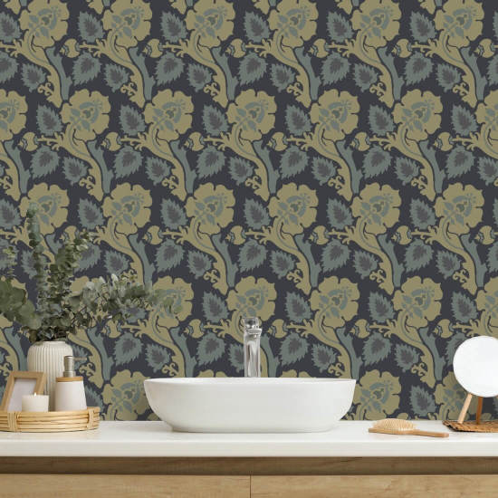 Paisley Briar Golden Hour Botanisches Hintergrundbild