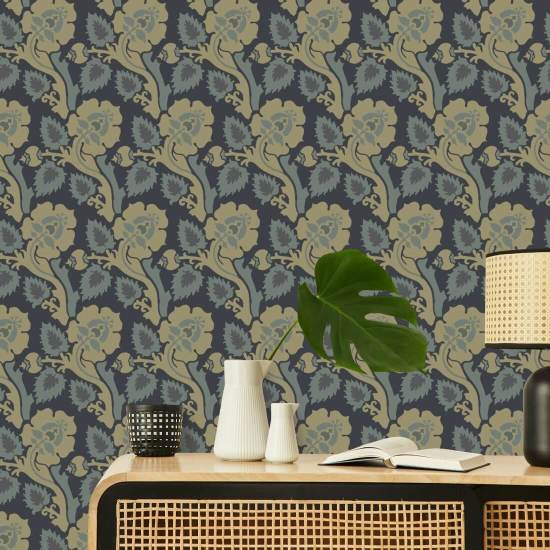 Paisley Briar Golden Hour botanisch behang