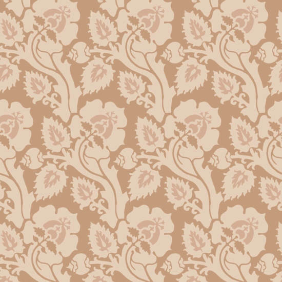 Paisley Briar Honey Gold Botanical Wallpaper