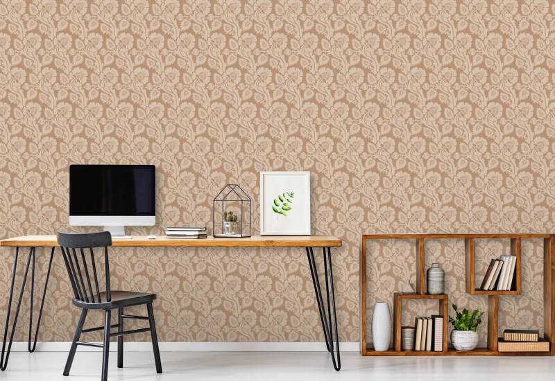 Paisley Briar Honey Gold botanisch behang
