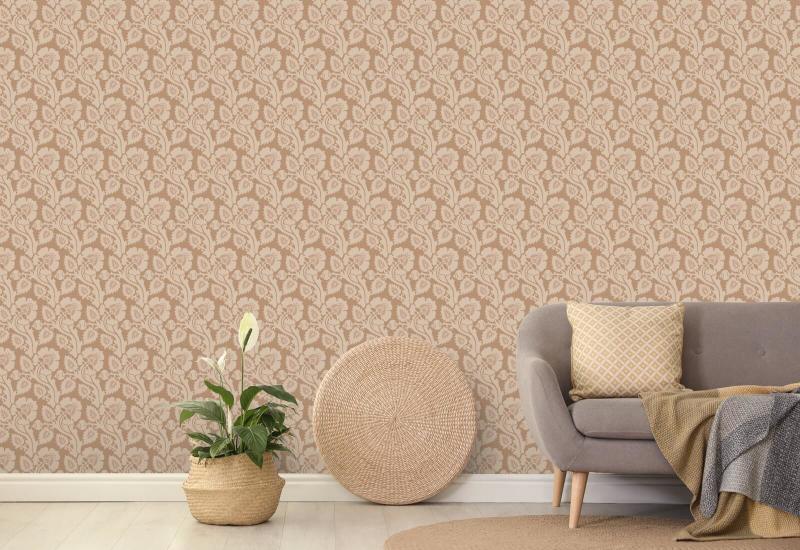 Paisley Briar Honey Gold botanisch behang
