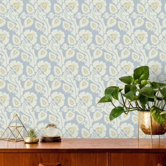 Paisley Briar Botanische Tapete Ivory Frost