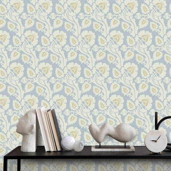 Paisley Briar Ivory Frost kasvitieteellinen taustakuva