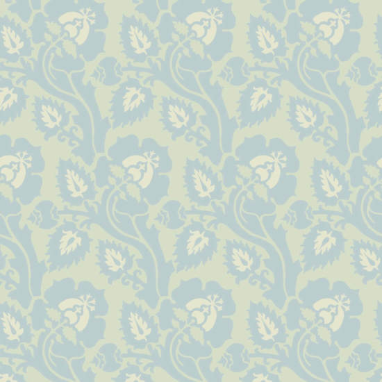 Paisley Briar Pastel Pond Botanical Wallpaper