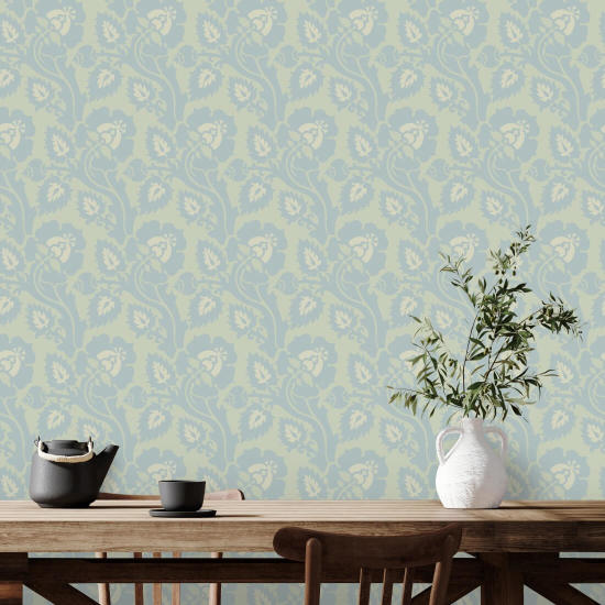 Paisley Briar Papel de parede botânico Pastel Pond
