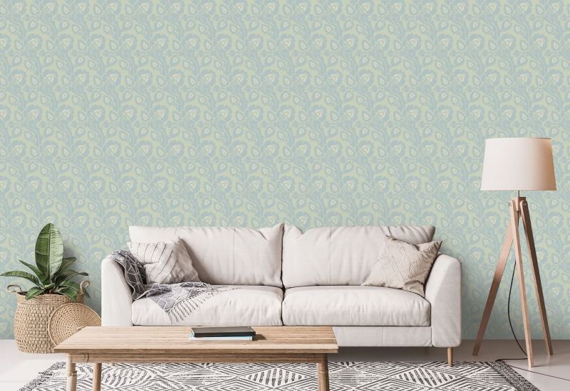 Paisley Briar Pastel Pond Botanisch Behang