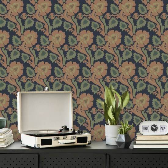 Paisley Briar Papier peint botanique Persian Rug