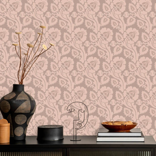 Paisley Briar Papel de parede botânico Rosy Peach