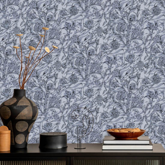 Wanderville Glacial Grey Botanisk Bakgrunn