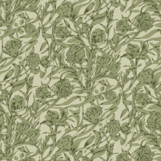 Wandervine Sage Green Botanical Wallpaper