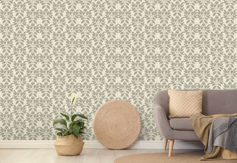 Wayward Petal Linen Floral Wallpaper