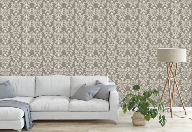 Wayward Petal Parchment Floral Wallpaper