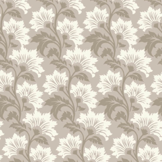 Wildflower Bleached Oak Botanical Wallpaper