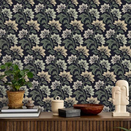 Wildblume Tapete Forest Shade Botanical