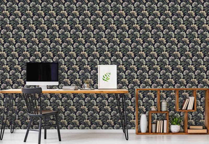 Vildblomma Forest Shade Botanisk Bakgrund