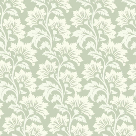 Flor silvestre Papel pintado Pale Herb Botanical