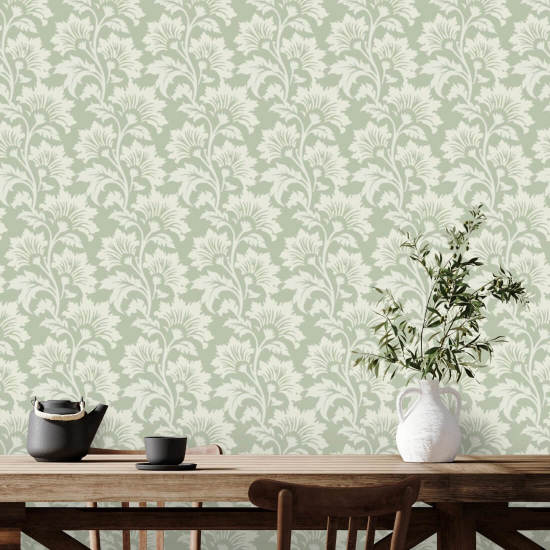 Wildflower Pale Herb Botanical Wallpaper