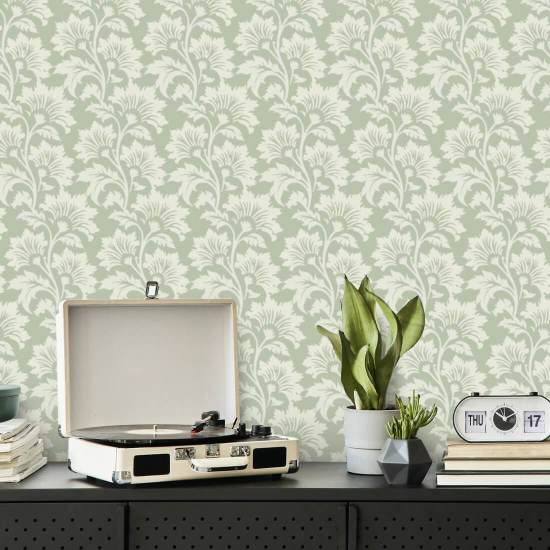Wildflower Pale Herb Botanical Wallpaper