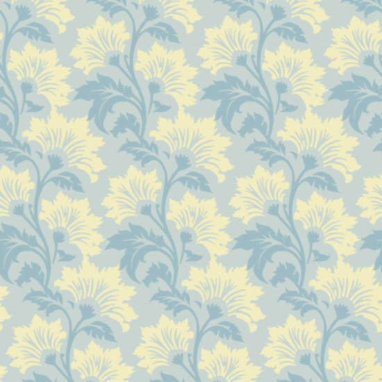 Wildflower Pale Skies Botanical Wallpaper