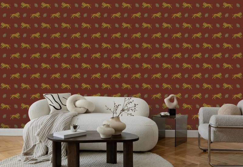 Lion Legacy Papier peint Crimson Shadow