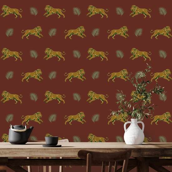 Lion Legacy Papier peint Crimson Shadow
