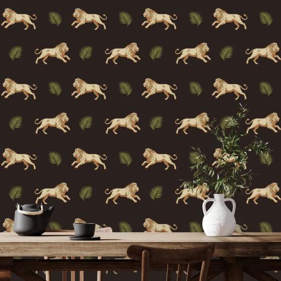 Legacy Lion Golden Night Wallpaper