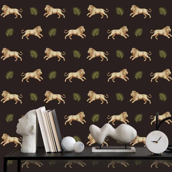 Legacy Lion Golden Night Wallpaper