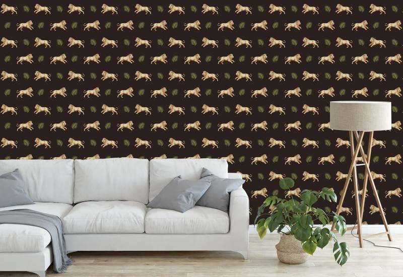 Legacy Lion Golden Night Wallpaper