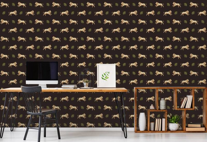 Lion Legacy Papier peint Golden Night