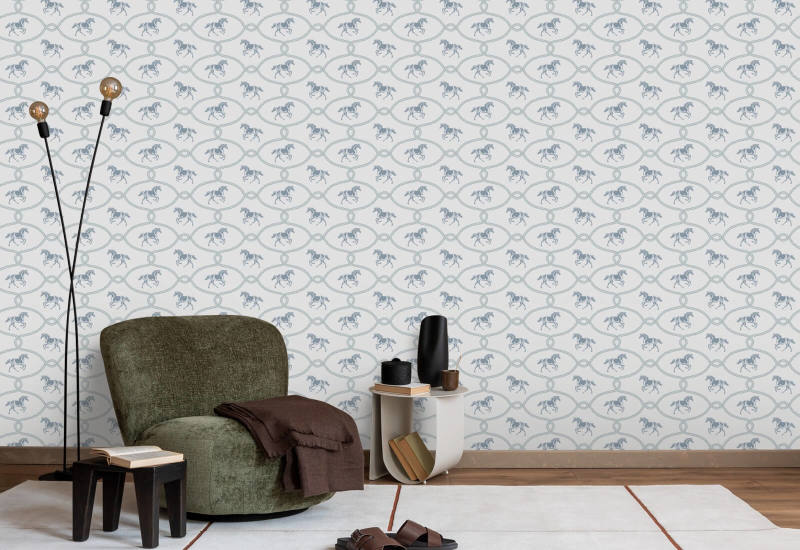 Rytterknute Bleket Denim Bakgrunn