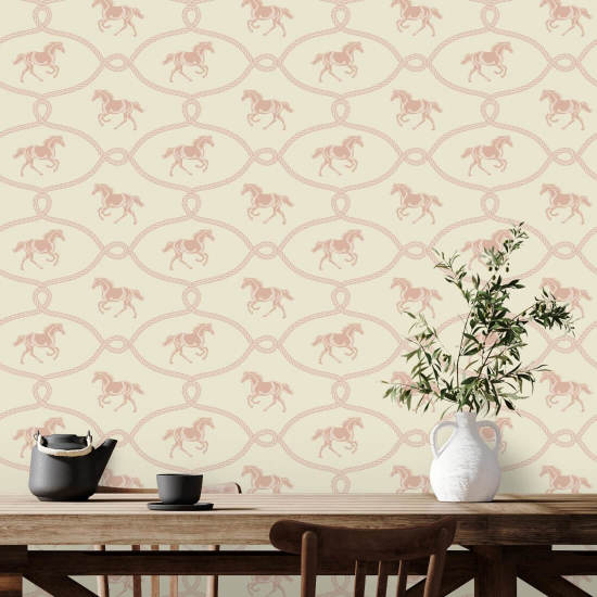 Knoten des Reiters Seafoam Blush Hintergrundbild