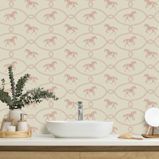 Ryttarnas knut Seafoam Blush Bakgrund
