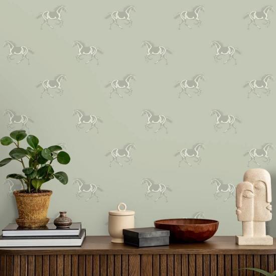 Vollblut Coole Taupe-Tapete