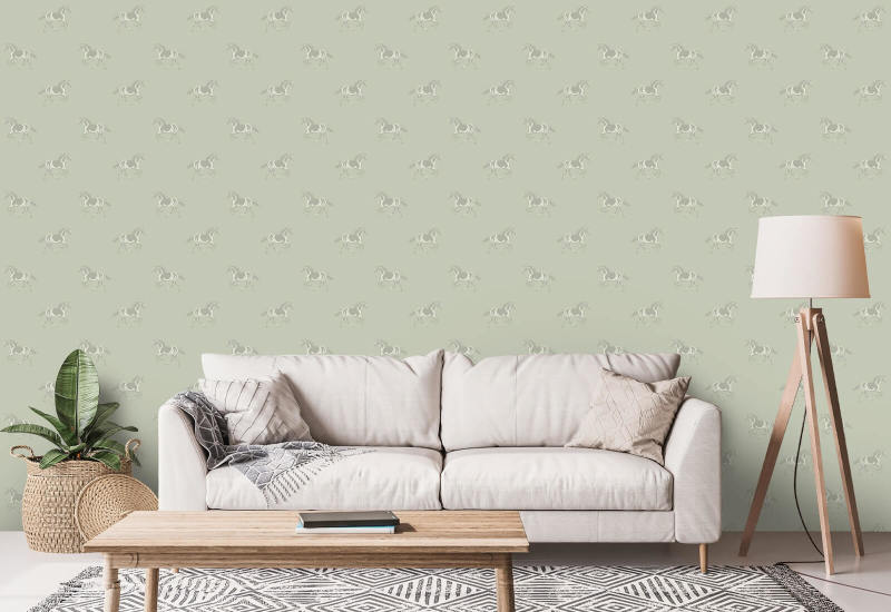 Vollblut Coole Taupe-Tapete
