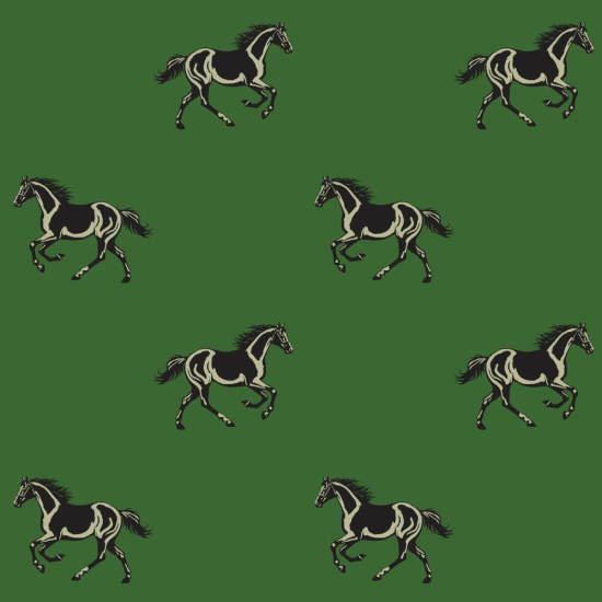 Thoroughbred Emerald Green Wallpaper