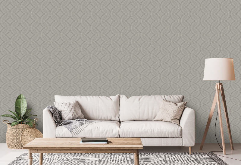 Glint Point Stone Gray Wallpaper