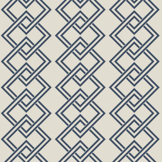 Mod-blok Oxford blauw behang