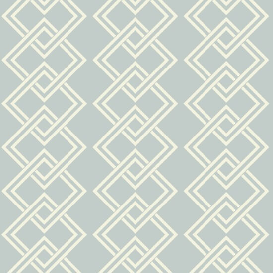 Mod Block Pale Mineral Blue Wallpaper