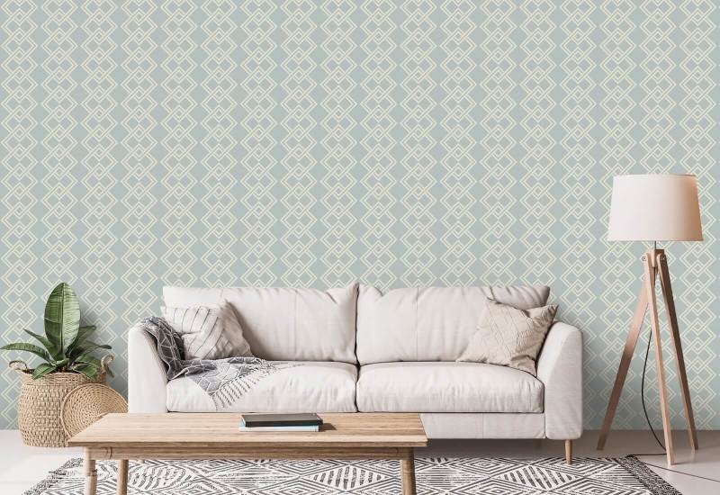Bloco de modificação Papel de parede azul mineral pálido