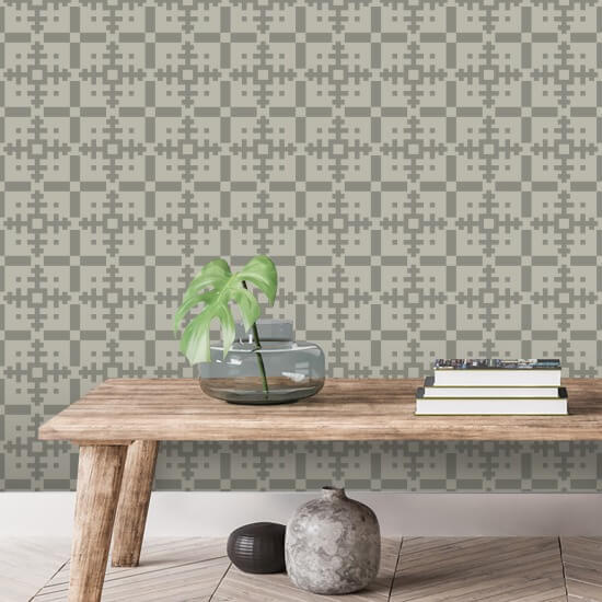 Piazza Walnut Wallpaper