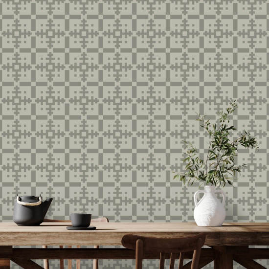 Piazza Walnut Wallpaper