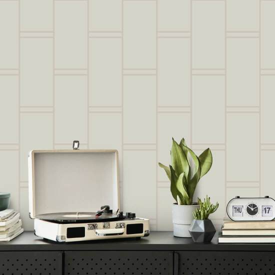 Pillar Stripe Shell Tint Wallpaper